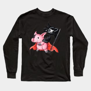 Space Pirate Piggy Long Sleeve T-Shirt